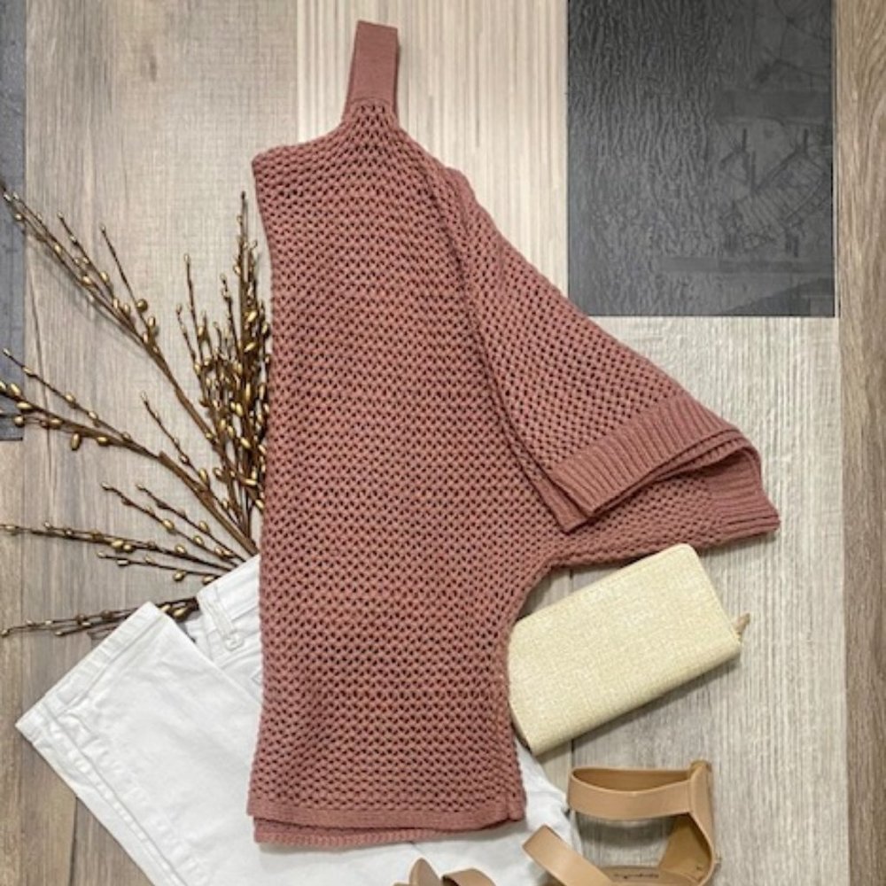 cold shoulder sweater